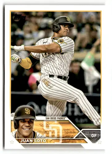 2023 Topps #1 Juan Soto NM Near Mint Padres ID:49482 - Baseball Card Single