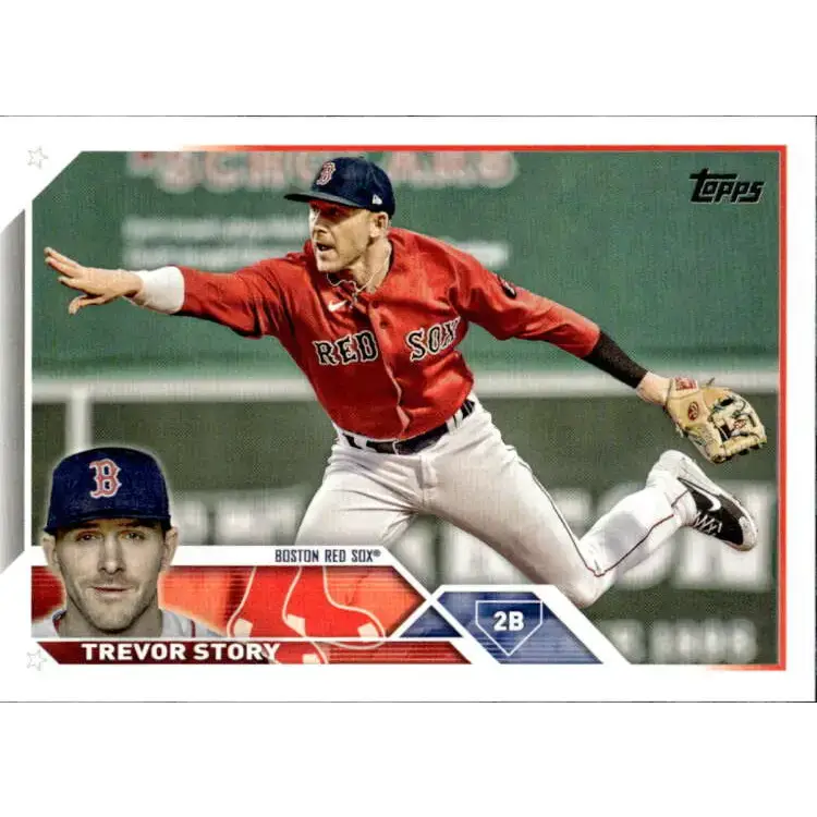 2023 Topps #10 Trevor Story NM-MT Boston Red Sox Baseball Card - Baseball Card Single