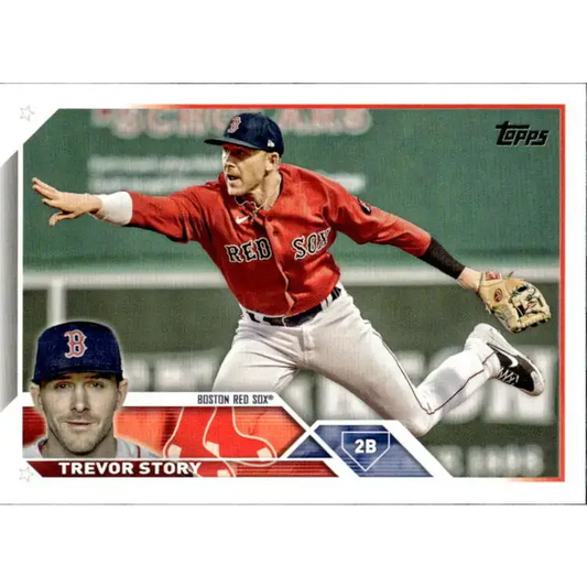 2023 Topps #10 Trevor Story NM-MT Boston Red Sox Baseball Card - Baseball Card Single