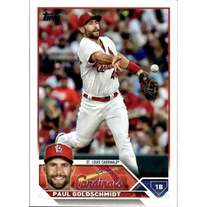 2023 Topps #100 Paul Goldschmidt NM-MT St. Louis Cardinals Baseball Card - Baseball Card Single