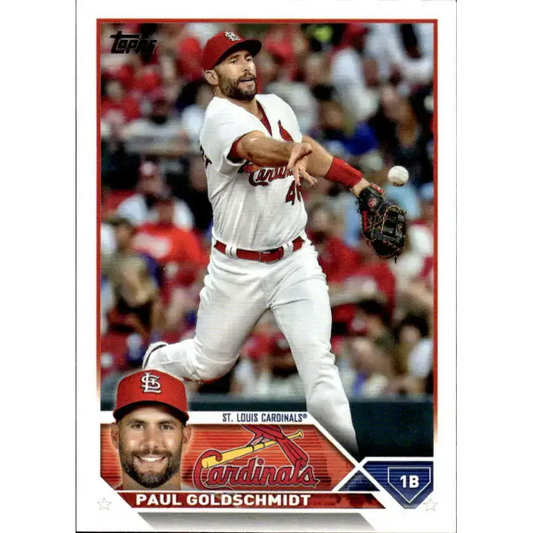 2023 Topps #100 Paul Goldschmidt NM-MT St. Louis Cardinals Baseball Card - Baseball Card Single