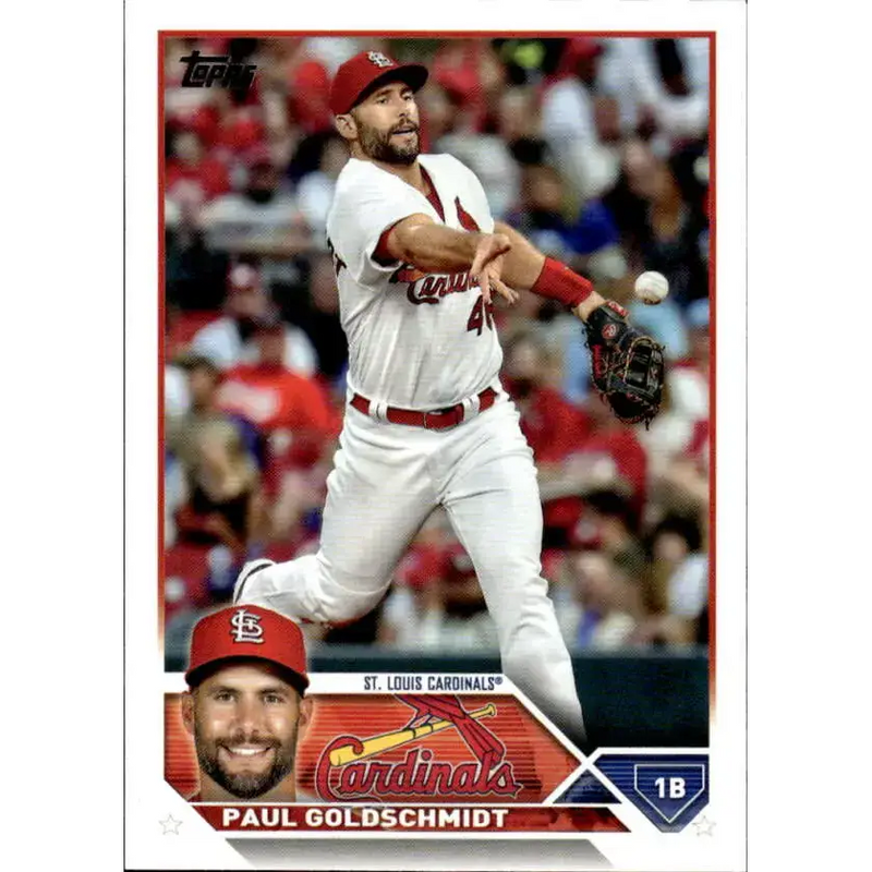 2023 Topps #100 Paul Goldschmidt NM-MT St. Louis Cardinals Baseball Card - Baseball Card Single