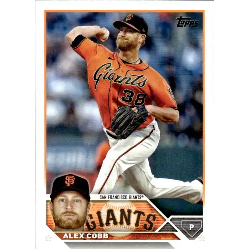 2023 Topps #108 Alex Cobb NM-MT San Francisco Giants Baseball Card - Baseball Card Single