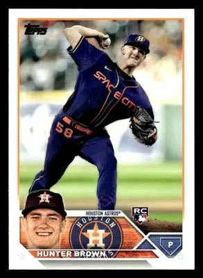 2023 Topps #111 Hunter Brown