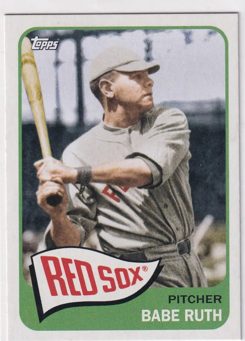 2023 TOPPS #112 BABE RUTH- NEW YORK YANKEES - Baseball Card Single