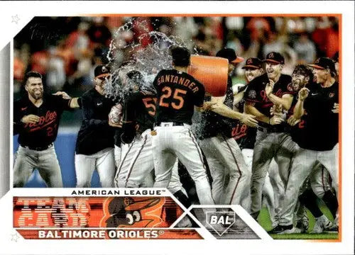 2023 Topps #112 Baltimore Orioles NM-MT ID:58666 - Baseball Card Single