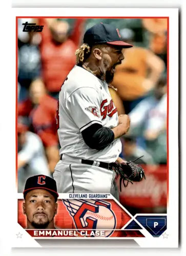 2023 Topps #117 Emmanuel Clase NM Near Mint Guardians ID:49802 - Baseball Card Single