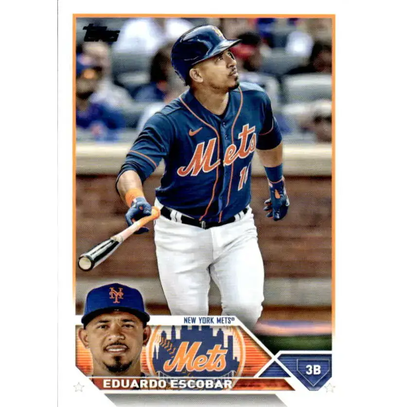 2023 Topps #118 Eduardo Escobar NM-MT New York Mets Baseball Card - Baseball Card Single