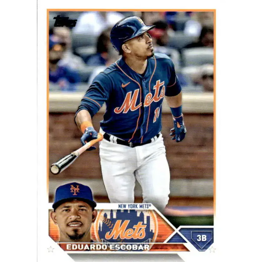 2023 Topps #118 Eduardo Escobar NM-MT New York Mets Baseball Card - Baseball Card Single