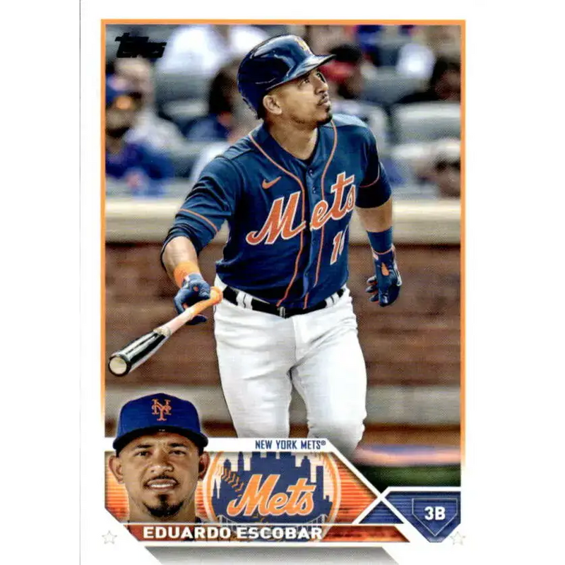 2023 Topps #118 Eduardo Escobar NM-MT New York Mets Baseball Card - Baseball Card Single