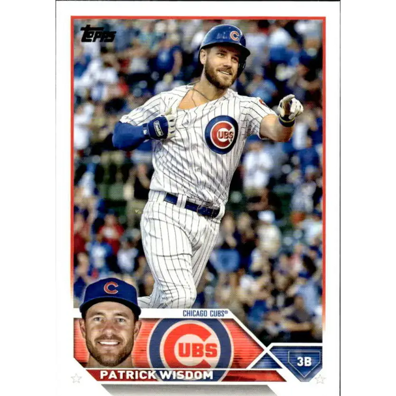 2023 Topps #120 Patrick Wisdom NM-MT Chicago Cubs Baseball Card - Baseball Card Single