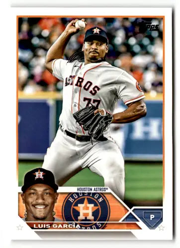 2023 Topps #121 Luis Garcia NM Near Mint Astros ID:49573 - Baseball Card Single
