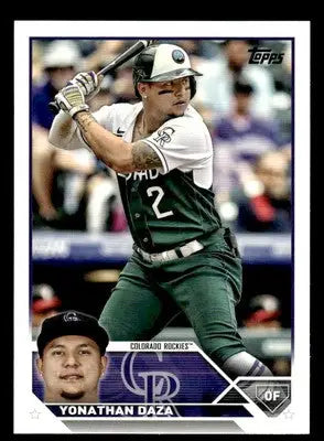 2023 Topps #122 Yonathan Daza - Baseball Card Single