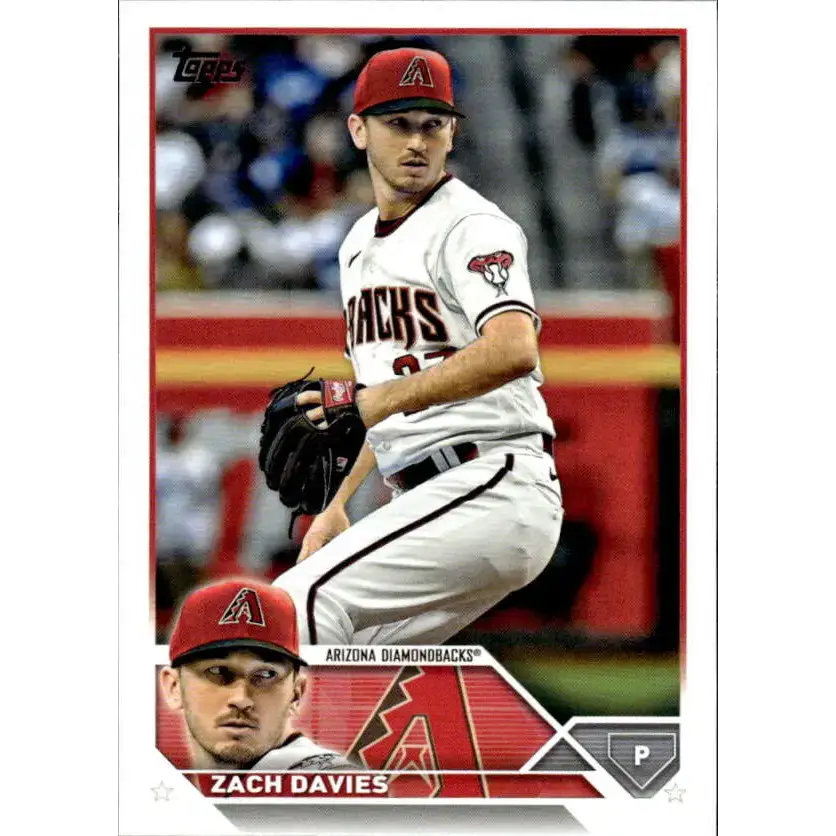 2023 Topps #123 Zach Davies NM-MT Arizona Diamondbacks Baseball Card - Baseball Card Single