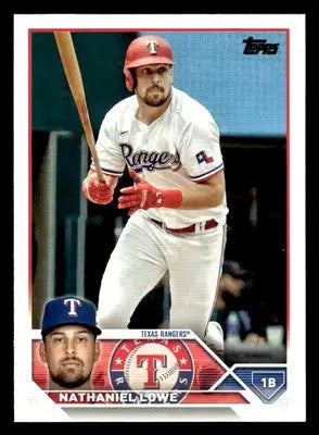 2023 Topps #124 Nathaniel Lowe - Baseball Card Single