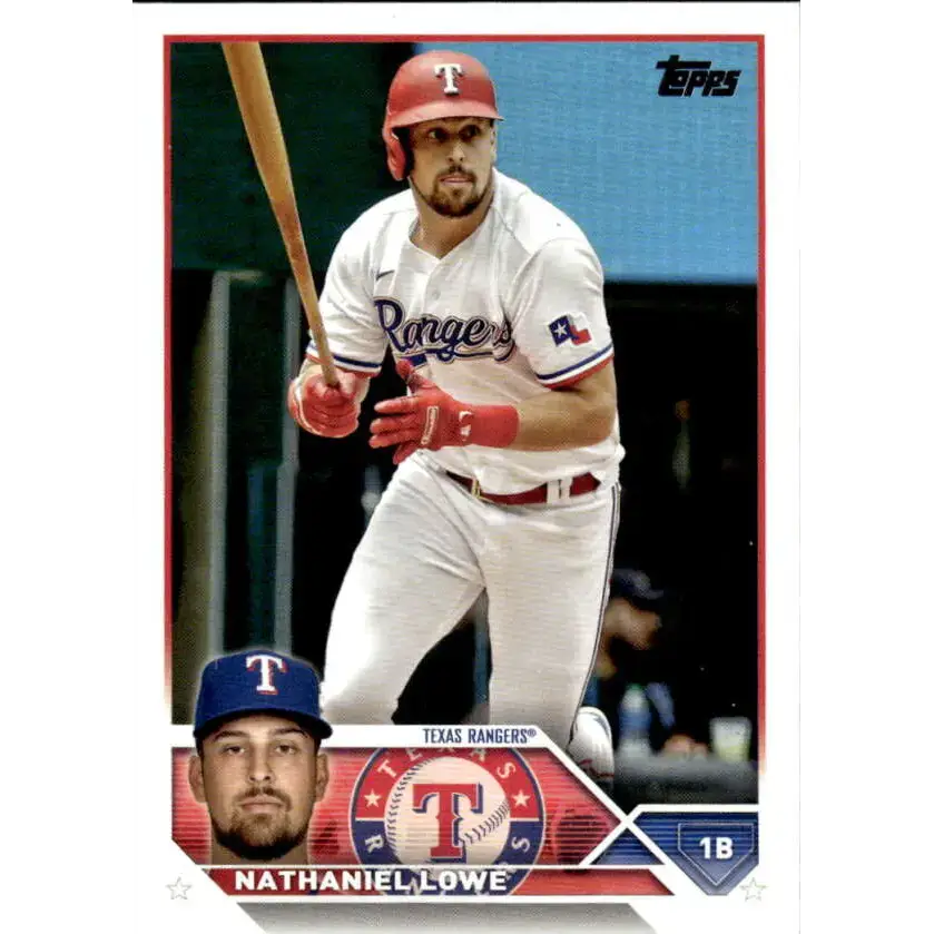 2023 Topps #124 Nathaniel Lowe NM-MT Texas Rangers Baseball Card - Baseball Card Single