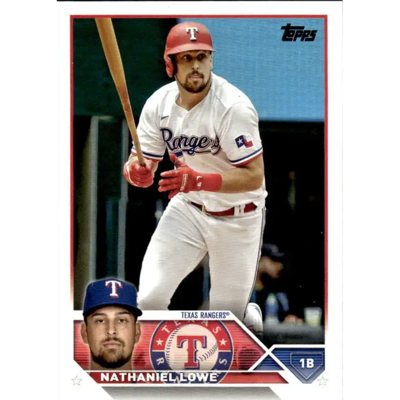 2023 Topps #124 Nathaniel Lowe NM-MT Texas Rangers Baseball Card - Baseball Card Single