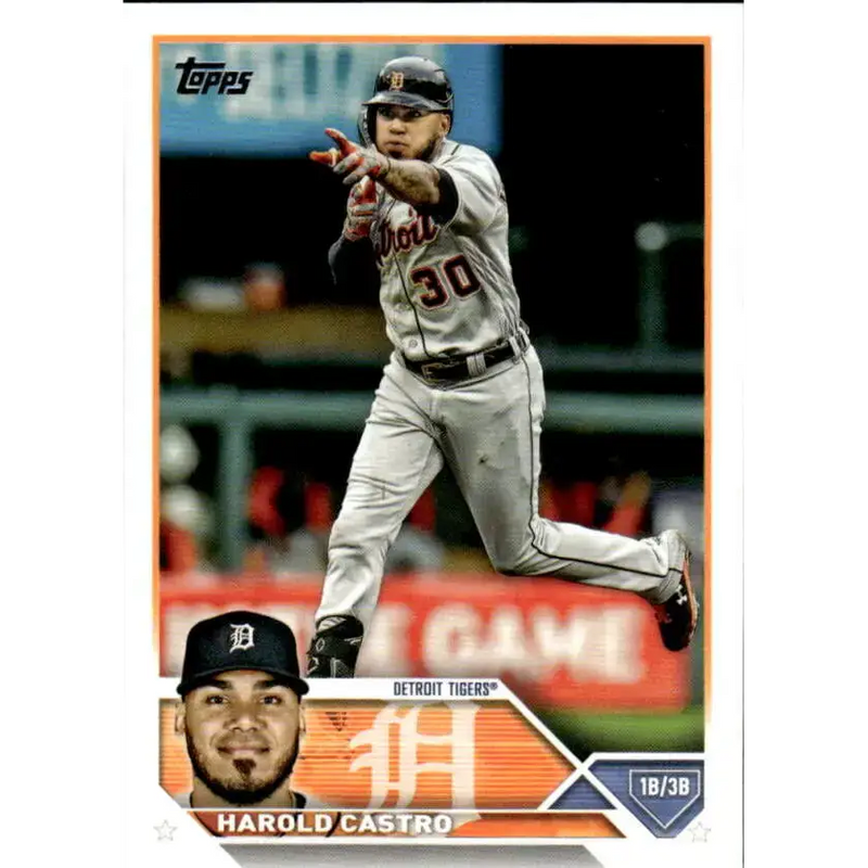 2023 Topps #126 Harold Castro NM-MT Detroit Tigers Baseball Card - Baseball Card Single