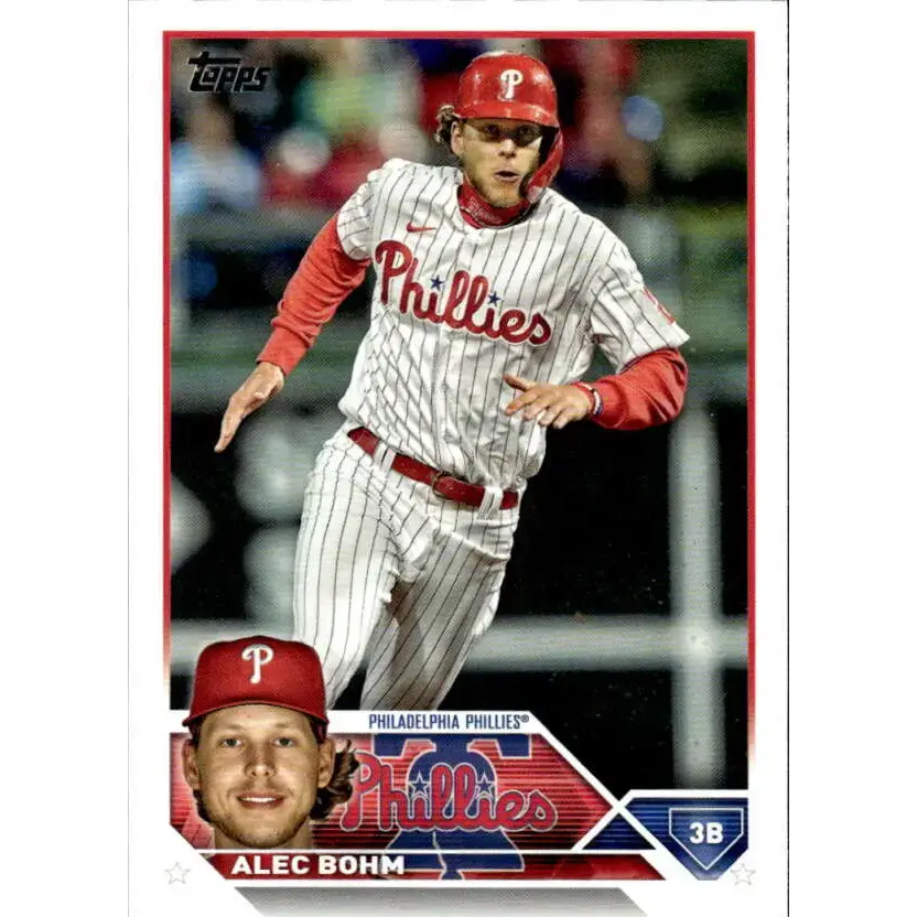 2023 Topps #128 Alec Bohm NM-MT Philadelphia Phillies Baseball Card - Baseball Card Single