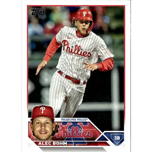 2023 Topps #128 Alec Bohm NM-MT Philadelphia Phillies Baseball Card - Baseball Card Single