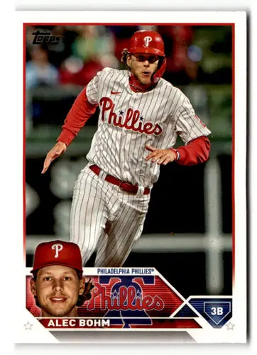 2023 Topps #128 Alec Bohm NM Near Mint Phillies ID:49627 - Baseball Card Single