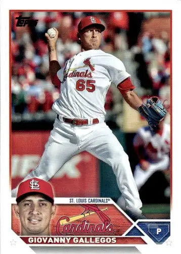 2023 Topps #13 Giovanny Gallegos NM-MT Cardinals ID:49638 - Baseball Card Single