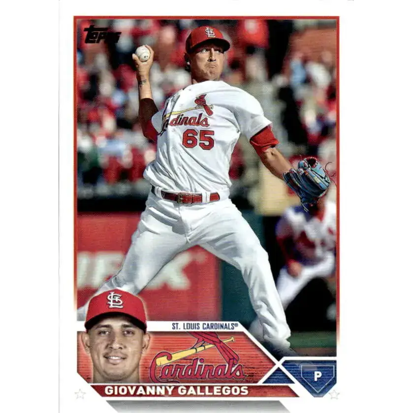 2023 Topps #13 Giovanny Gallegos NM-MT St. Louis Cardinals Baseball Card - Baseball Card Single