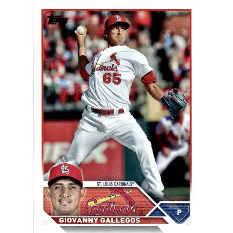 2023 Topps #13 Giovanny Gallegos NM-MT St. Louis Cardinals Baseball Card - Baseball Card Single