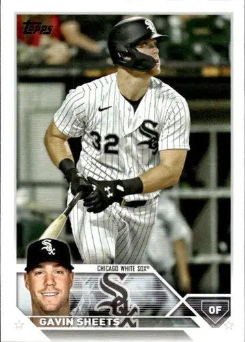2023 Topps #132 Gavin Sheets NM-MT White Sox ID:58911 - Baseball Card Single