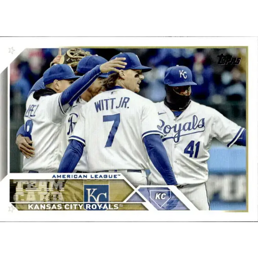 2023 Topps #134 Kansas City Royals NM-MT Team Card Baseball Card - Baseball Card Single