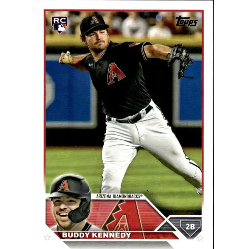 2023 Topps #135 Buddy Kennedy NM-MT RC Rookie Arizona Diamondbacks Baseball Card - Baseball Card Single