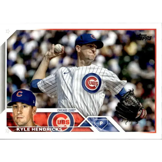 2023 Topps #137 Kyle Hendricks NM-MT Chicago Cubs Baseball Card - Baseball Card Single