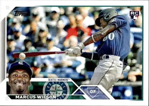 2023 Topps #138 Marcus Wilson NM-MT RC Rookie Mariners ID:49498 - Baseball Card Single