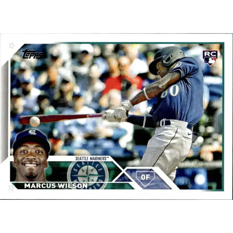2023 Topps #138 Marcus Wilson NM-MT RC Rookie Seattle Mariners Baseball Card - Baseball Card Single