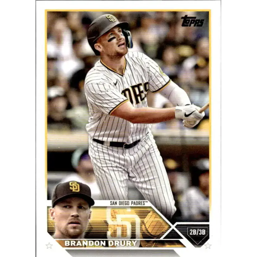 2023 Topps #14 Brandon Drury NM-MT San Diego Padres Baseball Card - Baseball Card Single
