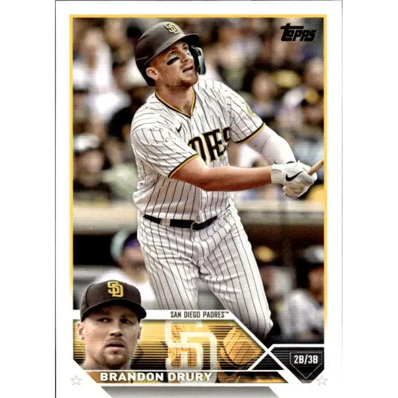 2023 Topps #14 Brandon Drury NM-MT San Diego Padres Baseball Card - Baseball Card Single
