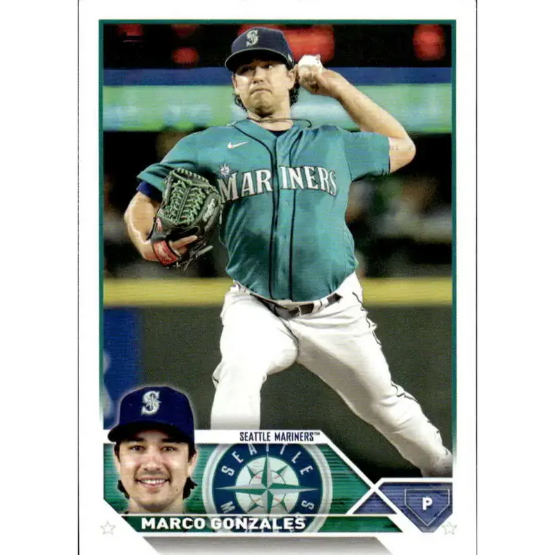 2023 Topps #144 Marco Gonzales NM-MT Seattle Mariners Baseball Card - Baseball Card Single