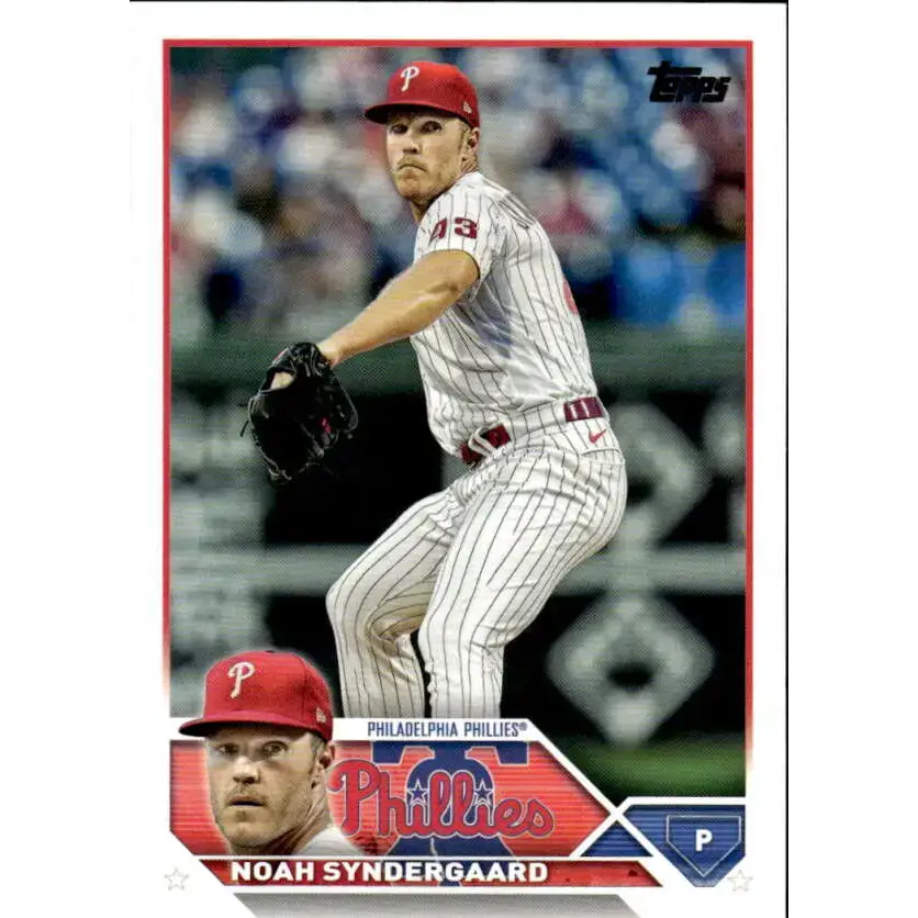 2023 Topps #145 Noah Syndergaard NM-MT Philadelphia Phillies Baseball Card - Baseball Card Single