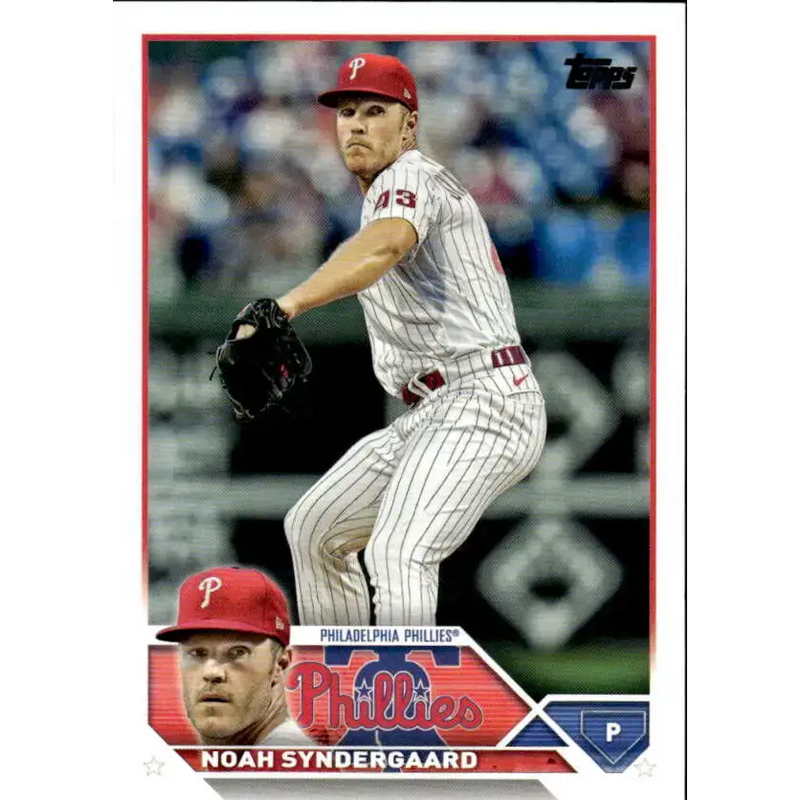 2023 Topps #145 Noah Syndergaard NM-MT Philadelphia Phillies Baseball Card - Baseball Card Single