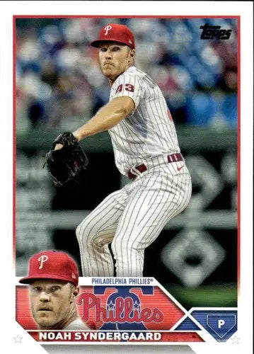 2023 Topps #145 Noah Syndergaard NM-MT Phillies ID:58928 - Baseball Card Single