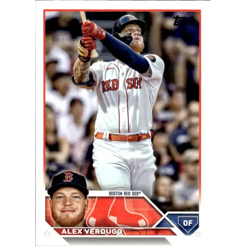 2023 Topps #146 Alex Verdugo NM-MT Boston Red Sox Baseball Card - Baseball Card Single