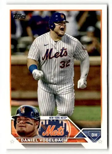 2023 Topps Daniel Vogelbach baseball card with original gloss featuring Daniel Vogelbach and Simply Sandoval