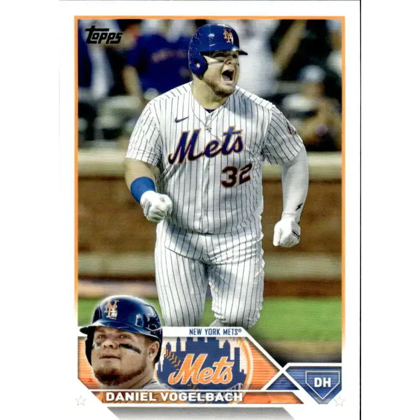 2023 Topps #147 Daniel Vogelbach NM-MT New York Mets Baseball Card - Baseball Card Single