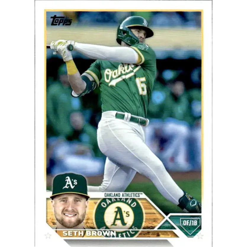 2023 Topps #148 Seth Brown NM-MT Oakland Athletics Baseball Card - Baseball Card Single