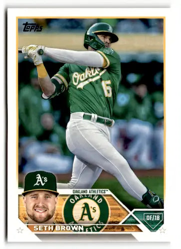 2023 Topps #148 Seth Brown NM Near Mint Athletics ID:50034 - Baseball Card Single