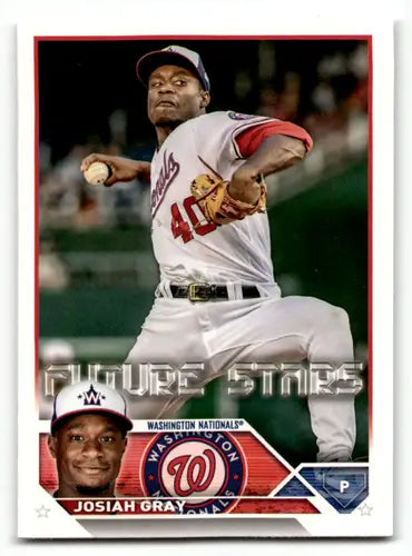 2023 Topps #149 Josiah Gray EX/NM Nationals ID:57950 - Baseball Card Single