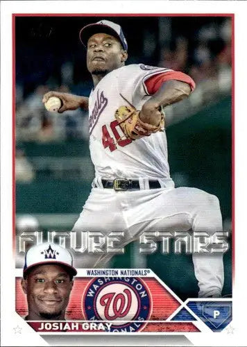 2023 Topps #149 Josiah Gray NM-MT Nationals ID:54049 - Baseball Card Single