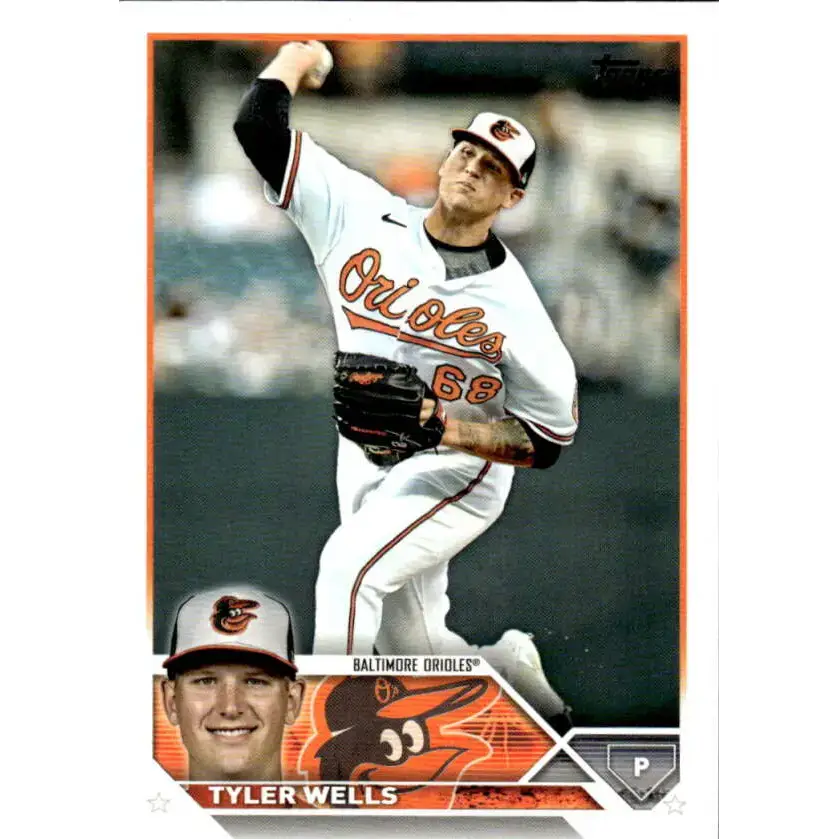 2023 Topps #151 Tyler Wells NM-MT Baltimore Orioles Baseball Card - Baseball Card Single