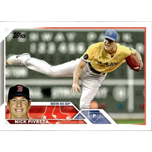 2023 Topps #152 Nick Pivetta NM-MT Boston Red Sox Baseball Card - Baseball Card Single