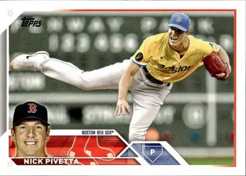 2023 Topps #152 Nick Pivetta NM-MT Red Sox ID:58918 - Baseball Card Single